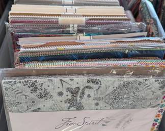 Unopened fabric packages