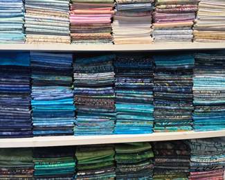 Quilting fabrics: half yards, fat quarters, jellyrolls and more!