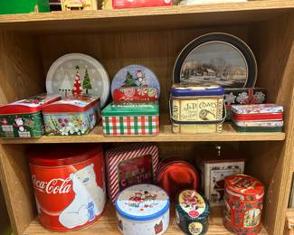 Christmas tins