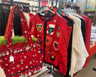 Christmas sweaters and sweatshirts