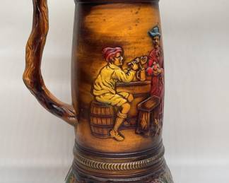 Vintage Large Decorative Beer Stein