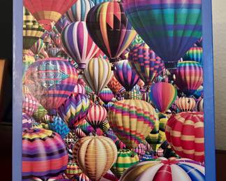 Hot air balloon puzzle with 1000 pieces 