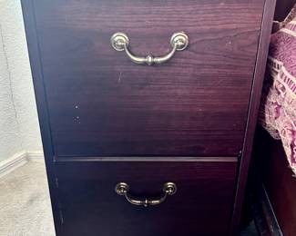 Wood file cabinet 