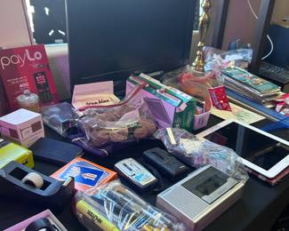 Office supply’s and monitor 