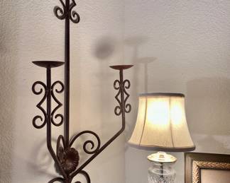 Hanging wall candle holder (1 of 2)