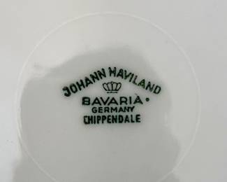 Johann Haviland Bavaria germany Chippendale dishware