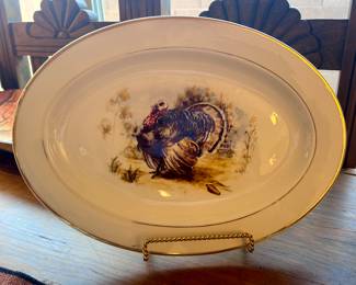 Vintage turkey plate