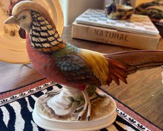 Decorative bird statue