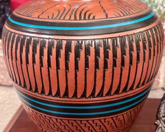 Decorative painted pottery