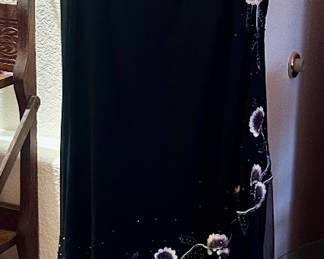 Women’s long black dress 