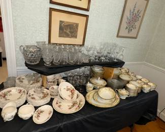 2 sets of china, American Fostoria