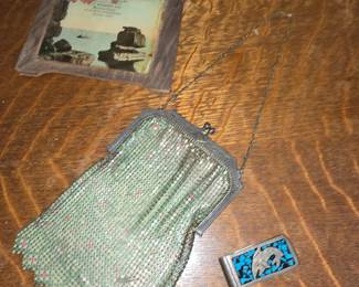 Sterling Silver Antique Purse and Money Clip