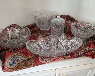 Antique Hand-Cut Crystal