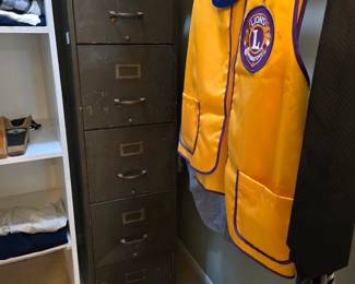 5 Drawer File Cabinet - Lions Vest