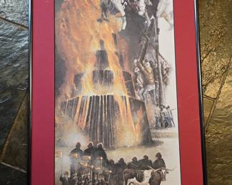 Signed and numbered by Benjamin Knox - Bonfire