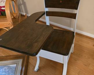 Cute Back in the Day School Desk