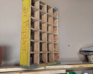 Dr Pepper Wood Crate