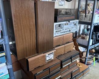 Vintage Stereo with Turntable