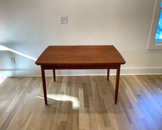 Mid Century Modern Teak Dinning Room Table ($595)