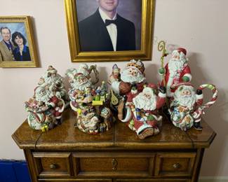 Fitz and Floyd Santas