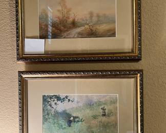 Original Watercolors by William Russell