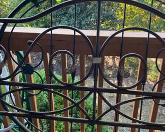 Queen Size iron bed headboard/footboard