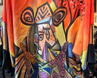 Ladies' designer silk 