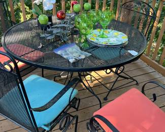 Wrought Iron Patio Set
