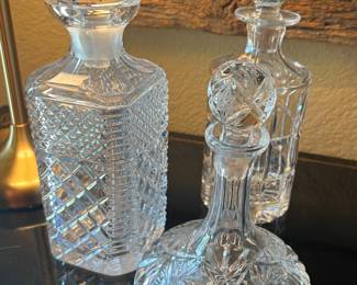 Crystal decanters