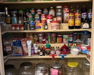 kitchen spices, jars