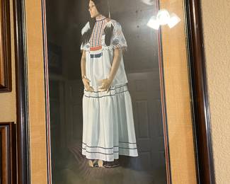 APACHE IN WHITE by Donald Crowley, Limited Edition, signed and numbered