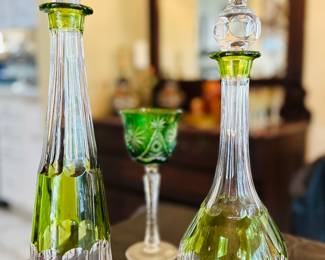 Variety of Beautiful Decanters 