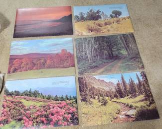 New Vintage Plastic Religious Placemat Set