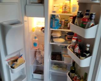 Inside Frigidaire Refrigerator ( Food Not Included)