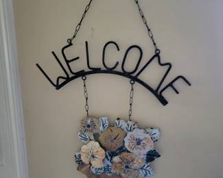 Metal Welcome Sign