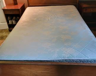 Full Size Bed Includes Boxspring, Frame,Headboard, and Footboard In Good Condition