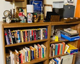 Large Selection of Books and Book Shelving.