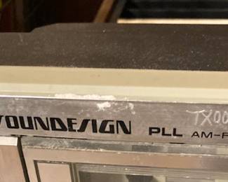 Vintage Sound Design Receiver,Turntable & Cassette Player.