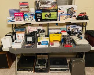 Wide Selection of Electronics, Vintage Audio/Video Components, Vintage TV's, RC Toys, Wii Game System and Mobile Phones.