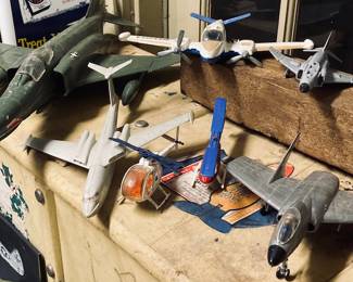 Vintage Aircraft Models and Toys.