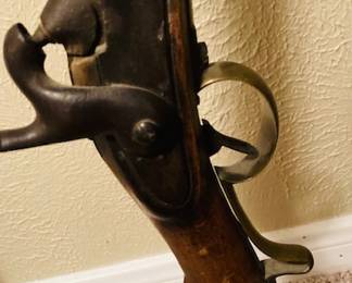 Antique Cap & Ball Rifle. Not a Repro.