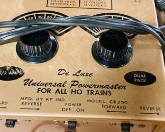 Universal Electric Train Power Packs.
