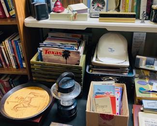 Vintage Magazines and Travel Maps.