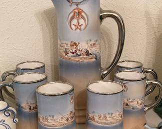 Vintage Shriner Tankard & 6 Mugs. W.H. Tatler.