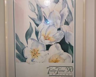 One of several tulip time, posters, signed, and numbered