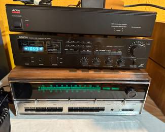 Audio equipment powered on