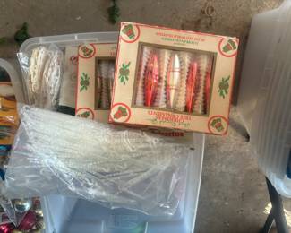 Vintage Christmas decorations 