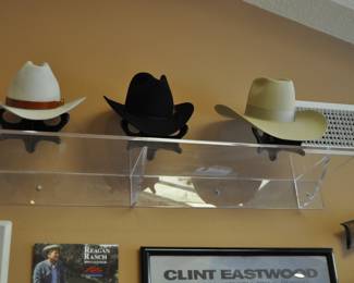 Hats designed for President Reagan. Original boxes included.