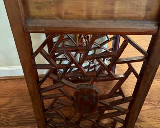 Early 19th Century Authentic Antique A Pair of Chinese Screens Panels/ Window covering 34" x 19" BUY THEM NOW $395 OBO