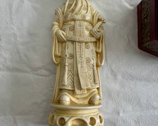 Chinese Resin Mammon Money Wealth God YuanBao Ru YO Statue BUY IT NOW $28